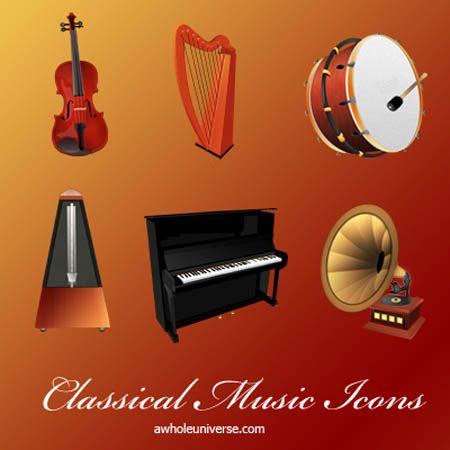 Klassische Musik Icons