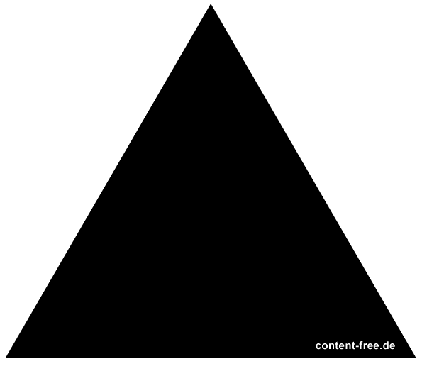 Dreieck schwarz