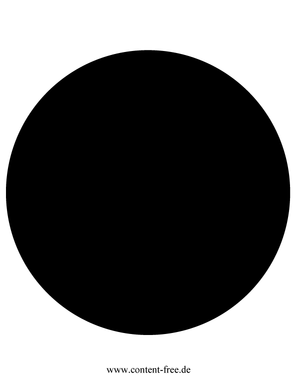 Kreis voll schwarz ausgefüllt