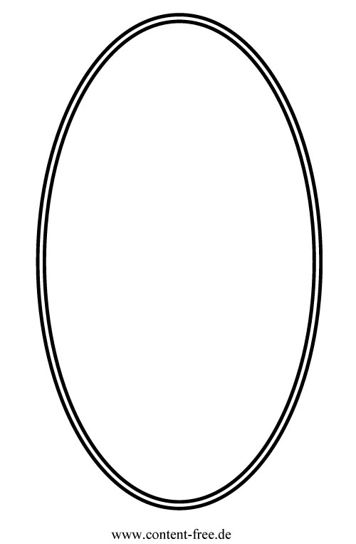 Oval mit doppelter Kontur