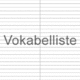 Vokabelliste Vorlage (Word & PDF)